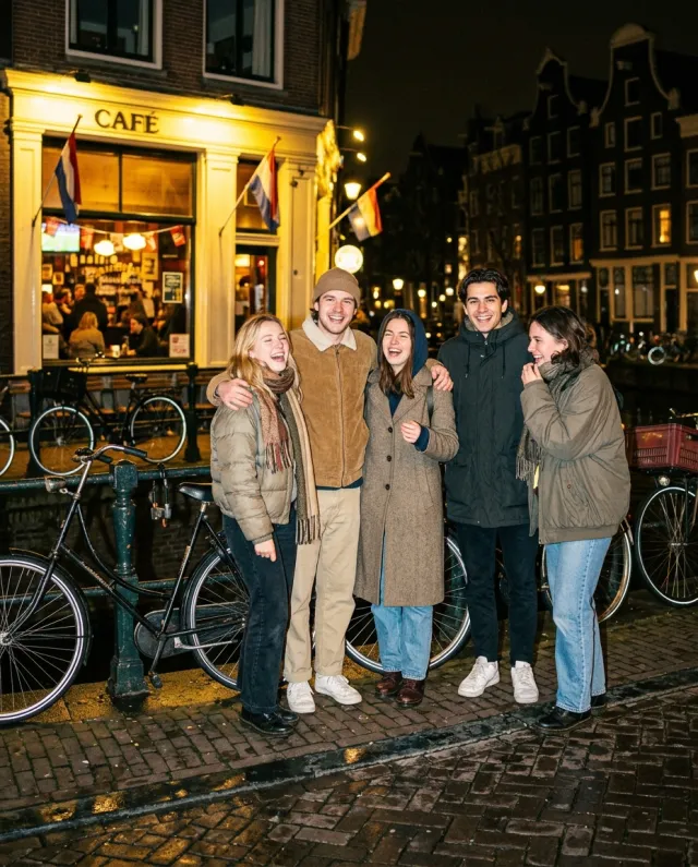 Brown cafe night flash, Amsterdam