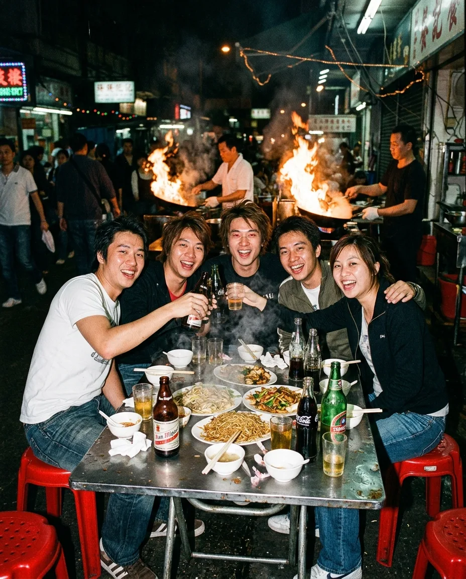 Dai pai dong night flash, Hong Kong