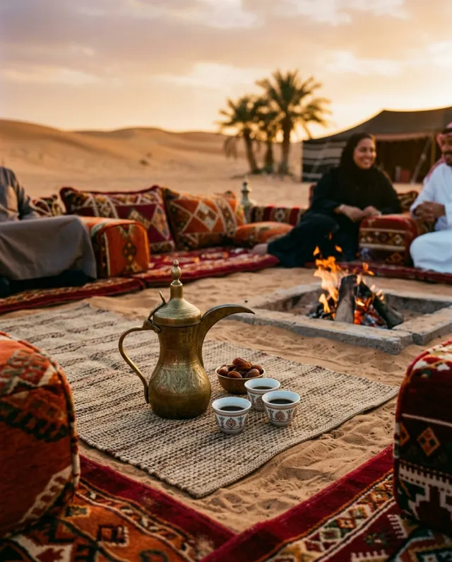 Desert majlis dallah coffee, Riyadh
