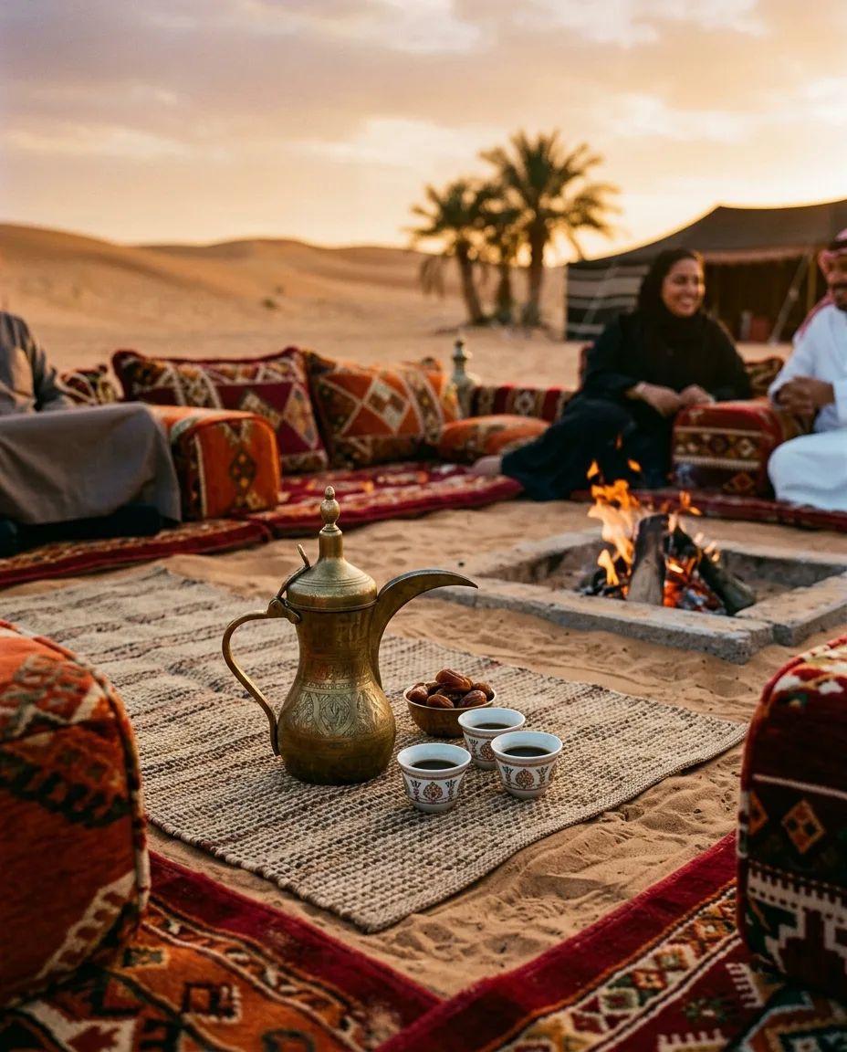 Desert majlis dallah coffee, Riyadh